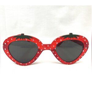 Cute Sparkly UV Protected Kids Strawberry Sunglasses